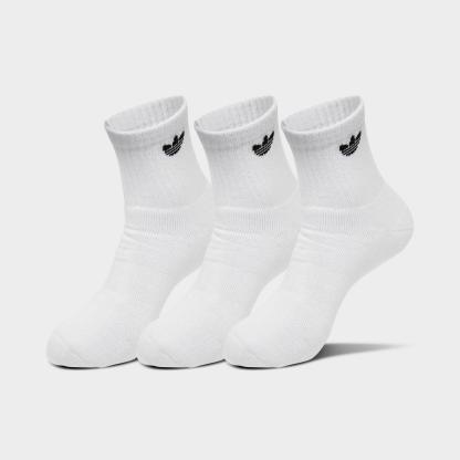 adidas Originals Trefoil Quarter Socks (6 Pack) - White - view 3