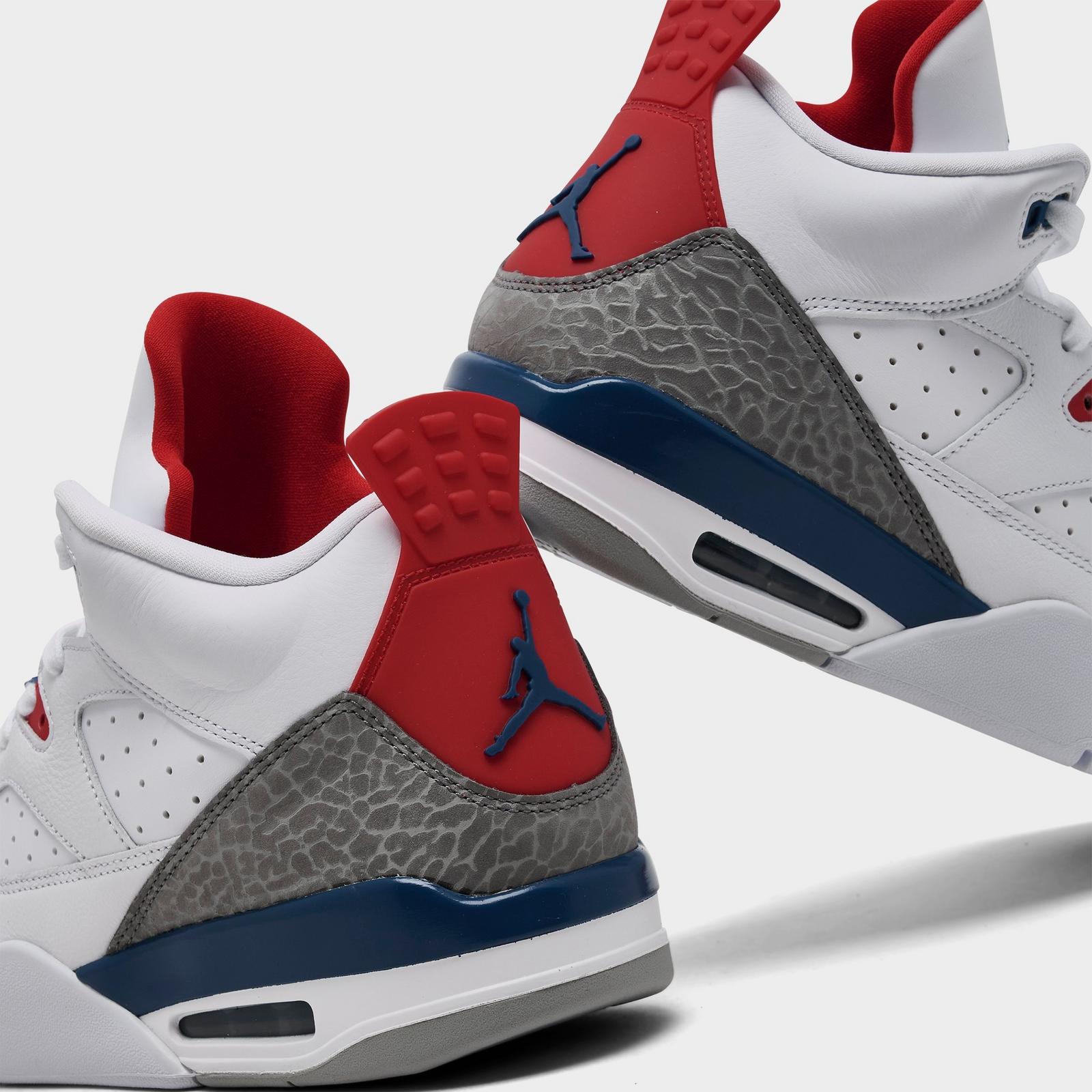 Men's Air Jordan Son of Mars Low Casual Shoes - White/Varsity Red/Light Smoke Grey/True Blue - view 3
