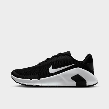 Women's Nithtke Flex Train Training Shoes (Extra Wide Width) - Black/Anthracite/White - Left shoe facing left. Outside of the shoe.