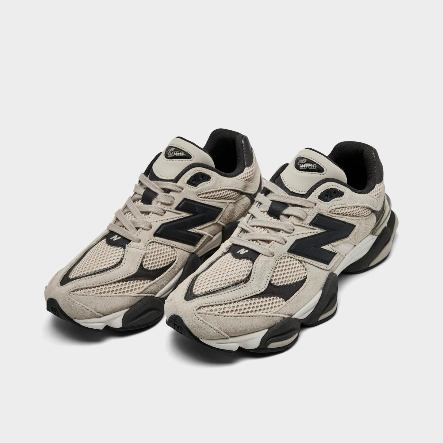 Men's New Balance 9060 Casual Shoes - Timberwolf/Black Cement - view 2