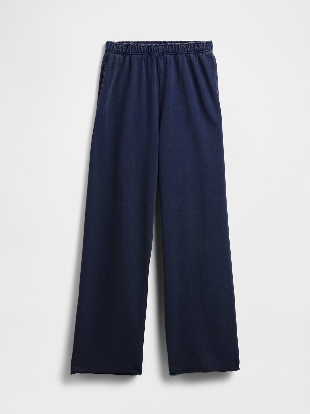 Mid Rise VintageSoft Terry Loose Sweatpants - Tapestry navy blue wash