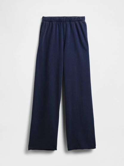 Mid Rise VintageSoft Terry Loose Sweatpants - Tapestry navy blue wash