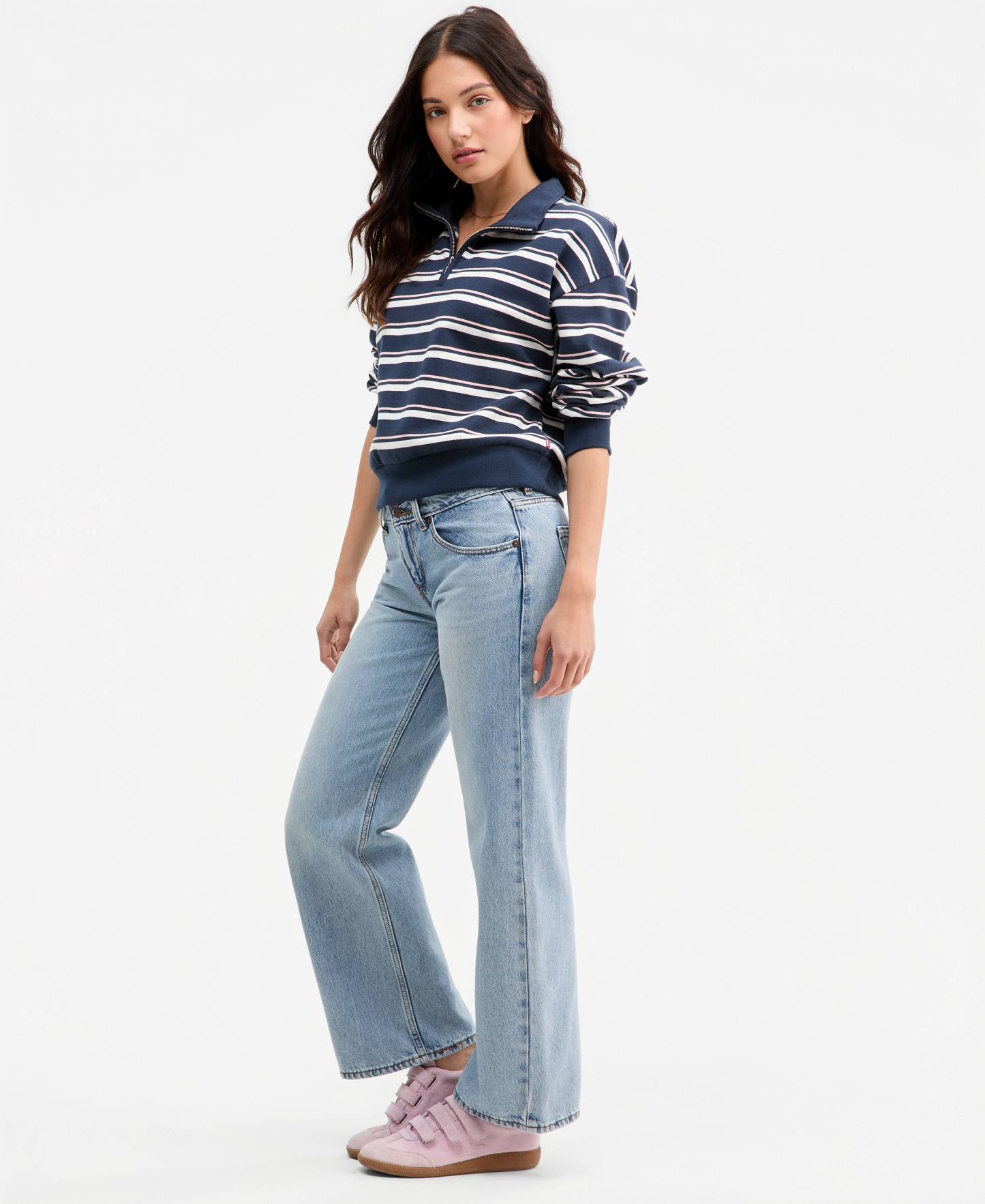 Levi's Women's Super-Low Double-Button Relaxed-Fit Denim Jean - Twisted Vibe