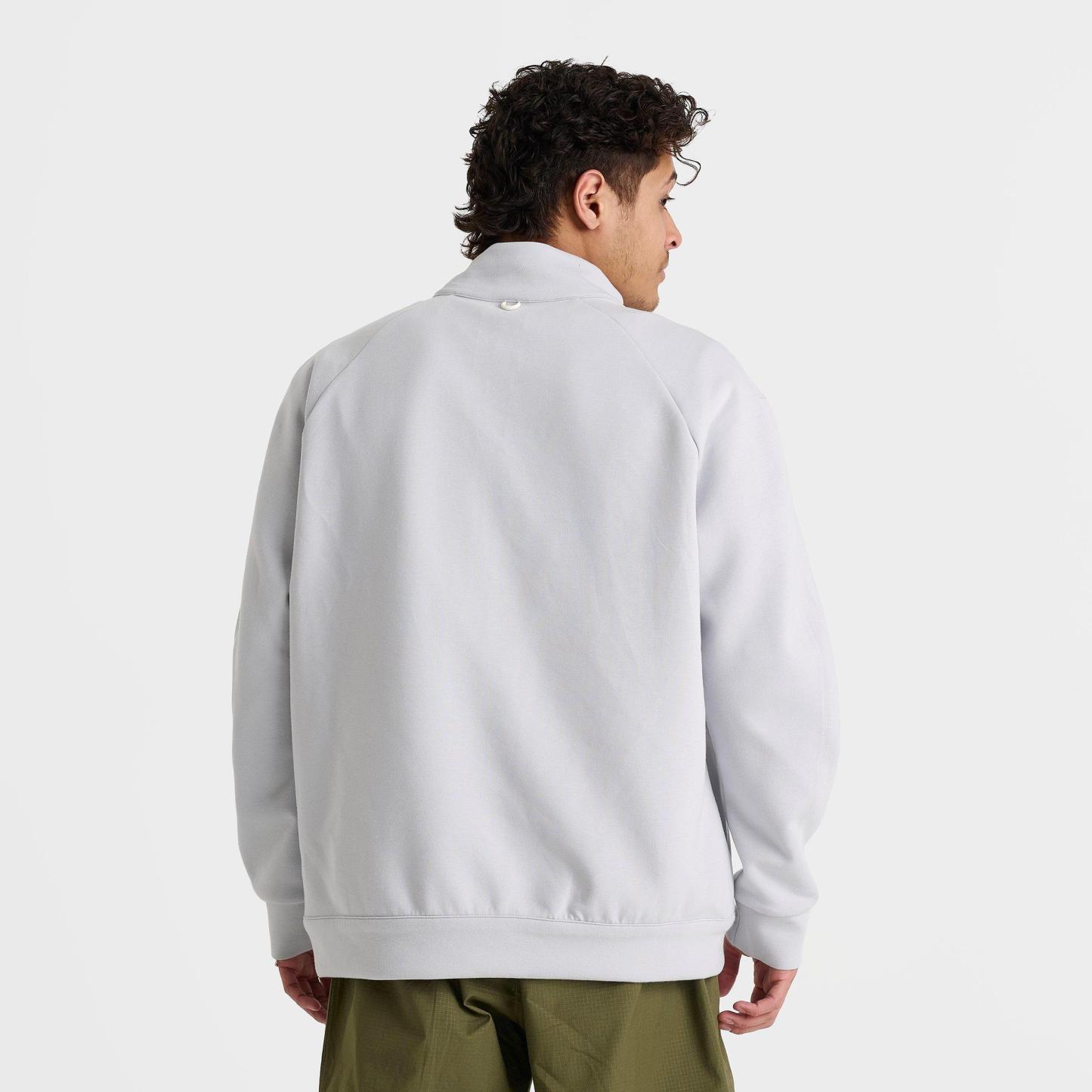 Men's Nithtke 24.7 ImpossiblySoft Dri-FIT Half-Zip Top - Grey Fog/Light Smoke Grey