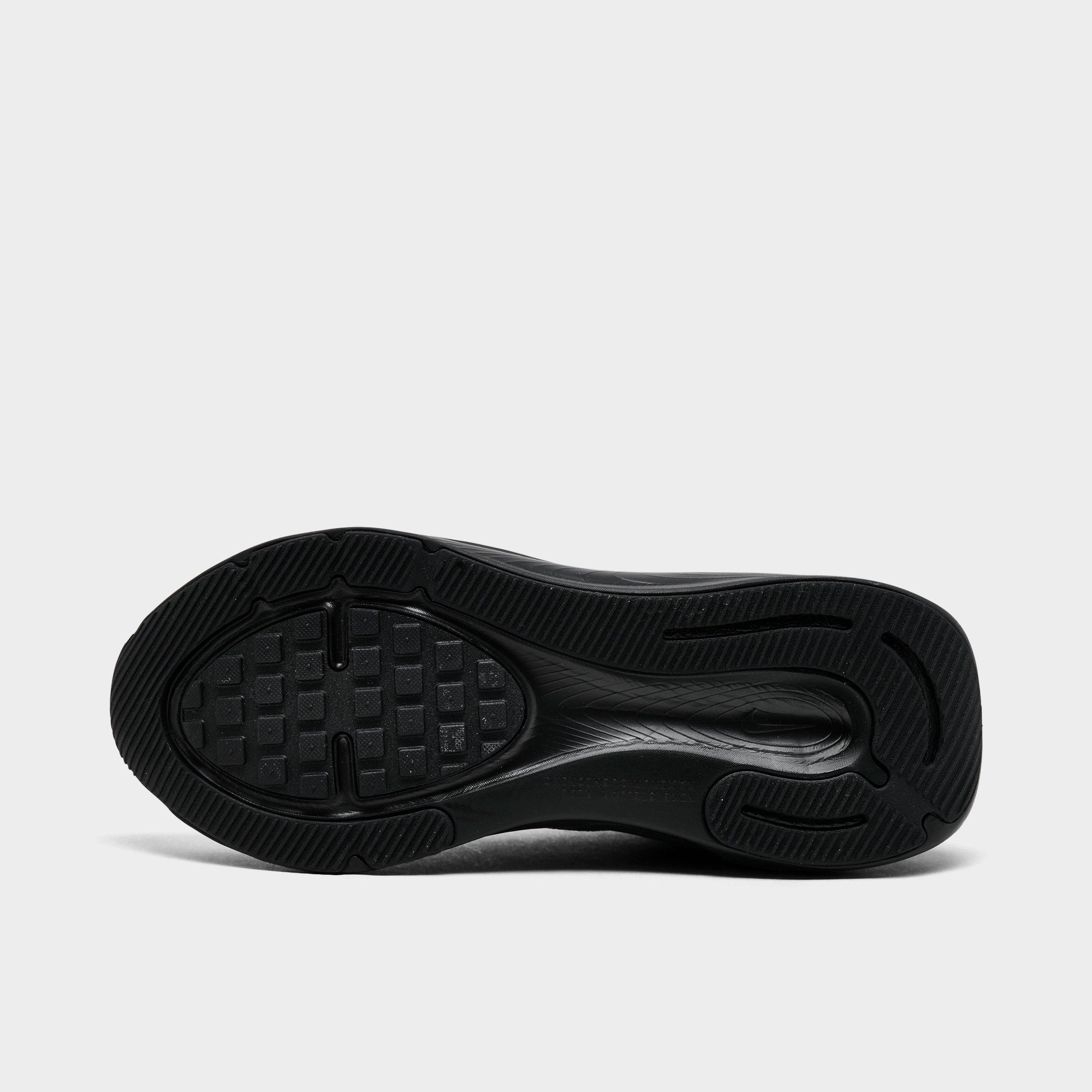Big Kids' Nithtke Stellar Ride Running Shoes - Black/Black/Anthracite - Bottom view