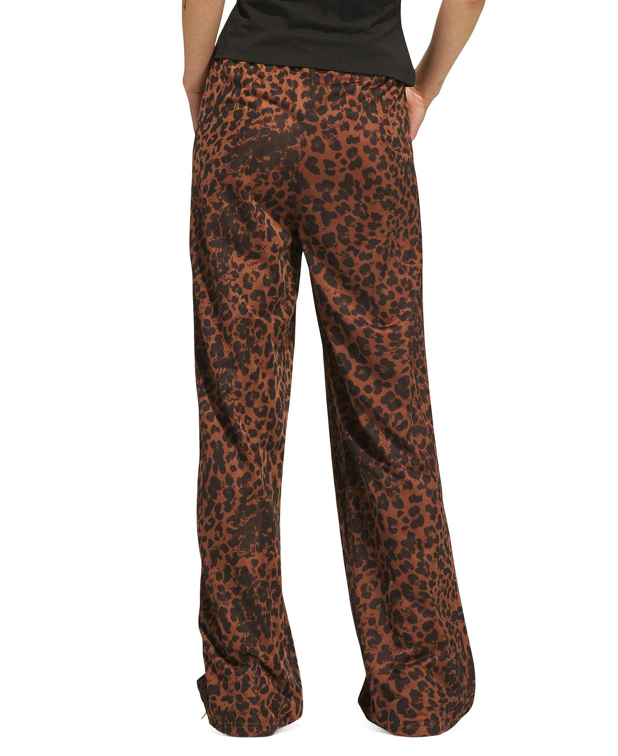 adidas Women's Dayready High-Rise Wide-Leg Leopard-Print Pants - Auco