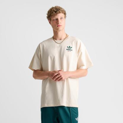 Men's adidas Originals Cafe Graphic T-Shirt - Wonder White - view 4