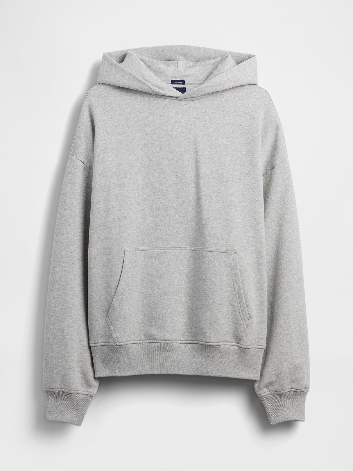 Adult Heavyweight Oversized Hoodie - Light heather grey