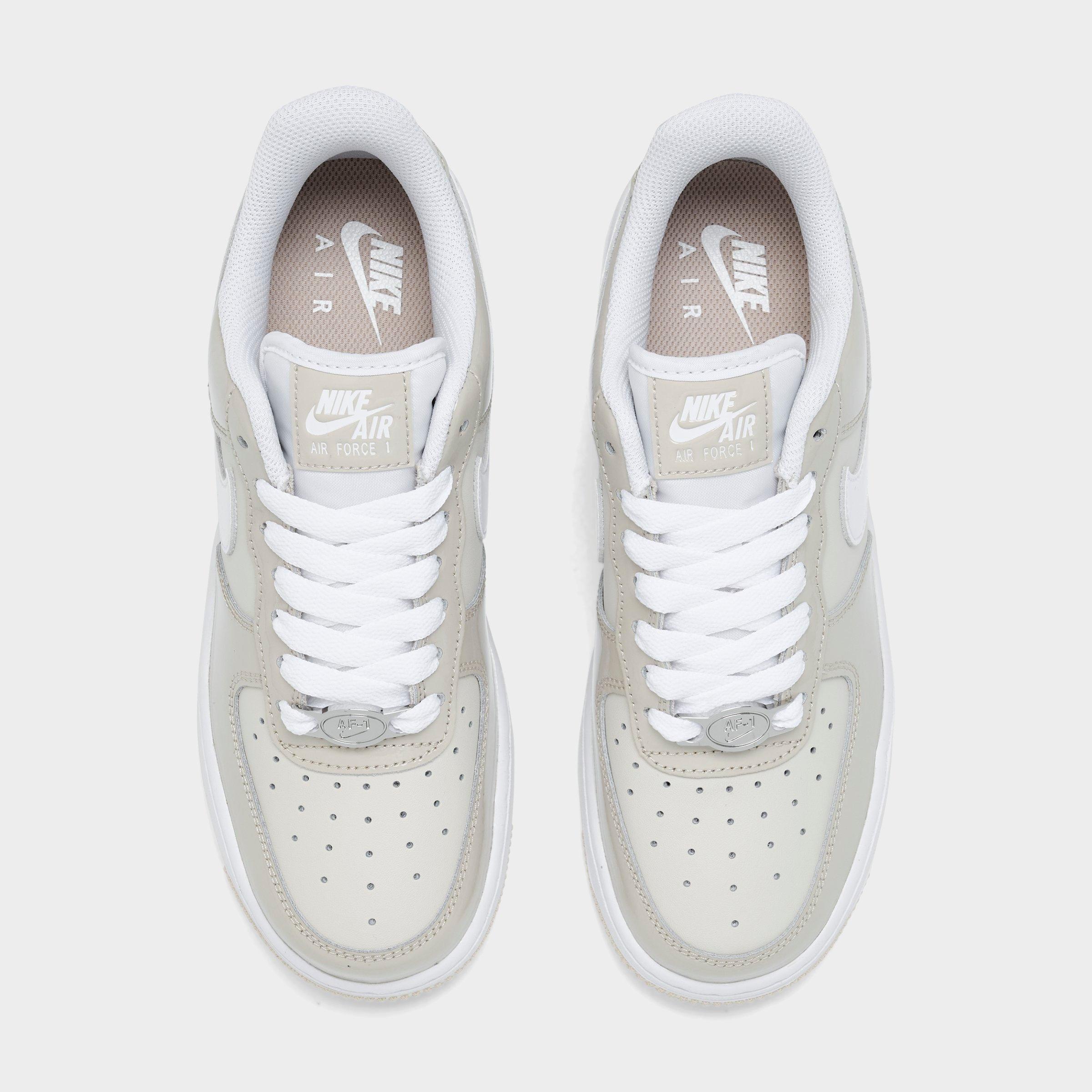 Women's Nithtke Air Force 1 '07 Casual Shoes - Cream II/White/Light Orewood Brown - Top view