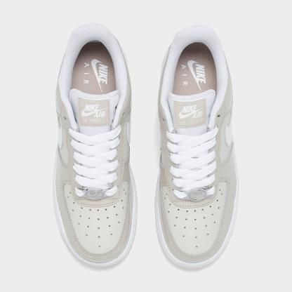 Women's Nithtke Air Force 1 '07 Casual Shoes - Cream II/White/Light Orewood Brown - Top view