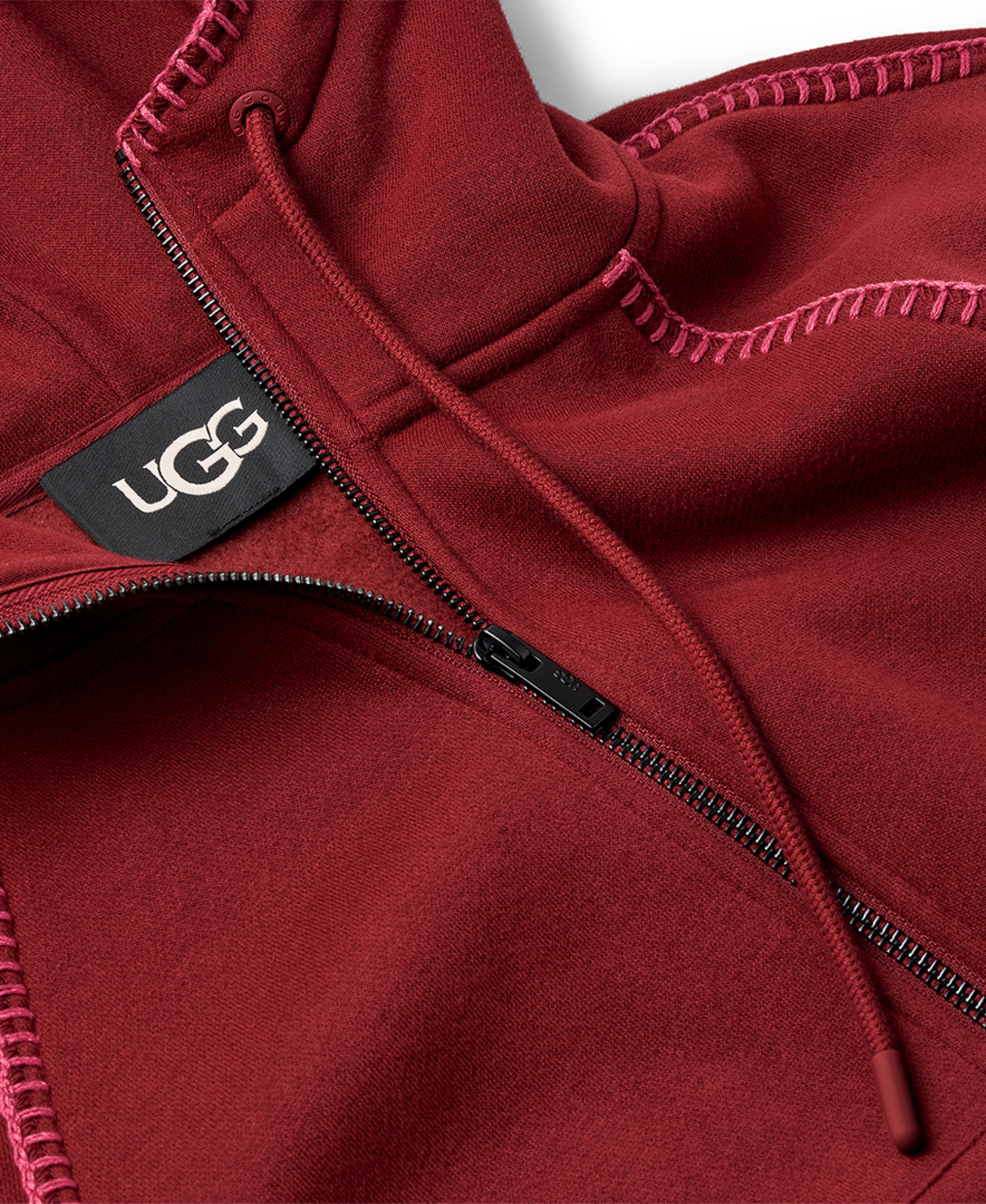 UGG Women's Classic Long-Sleeve Full-Zip Hoodie - Coffee Berry