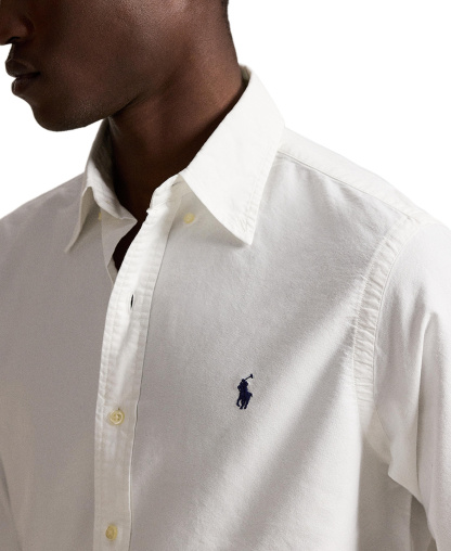 Polo Ralph Lauren Men's Garment-Dyed Oxford Shirt - White