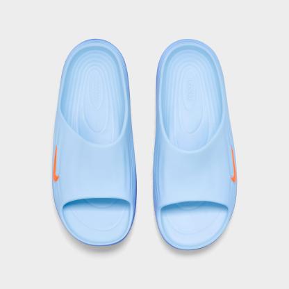 Men's Nithtke ReactX Rejuven8 Slide Sandals - Hydrogen Blue/Blue Crystal/Lapis/Total Orange - Top view