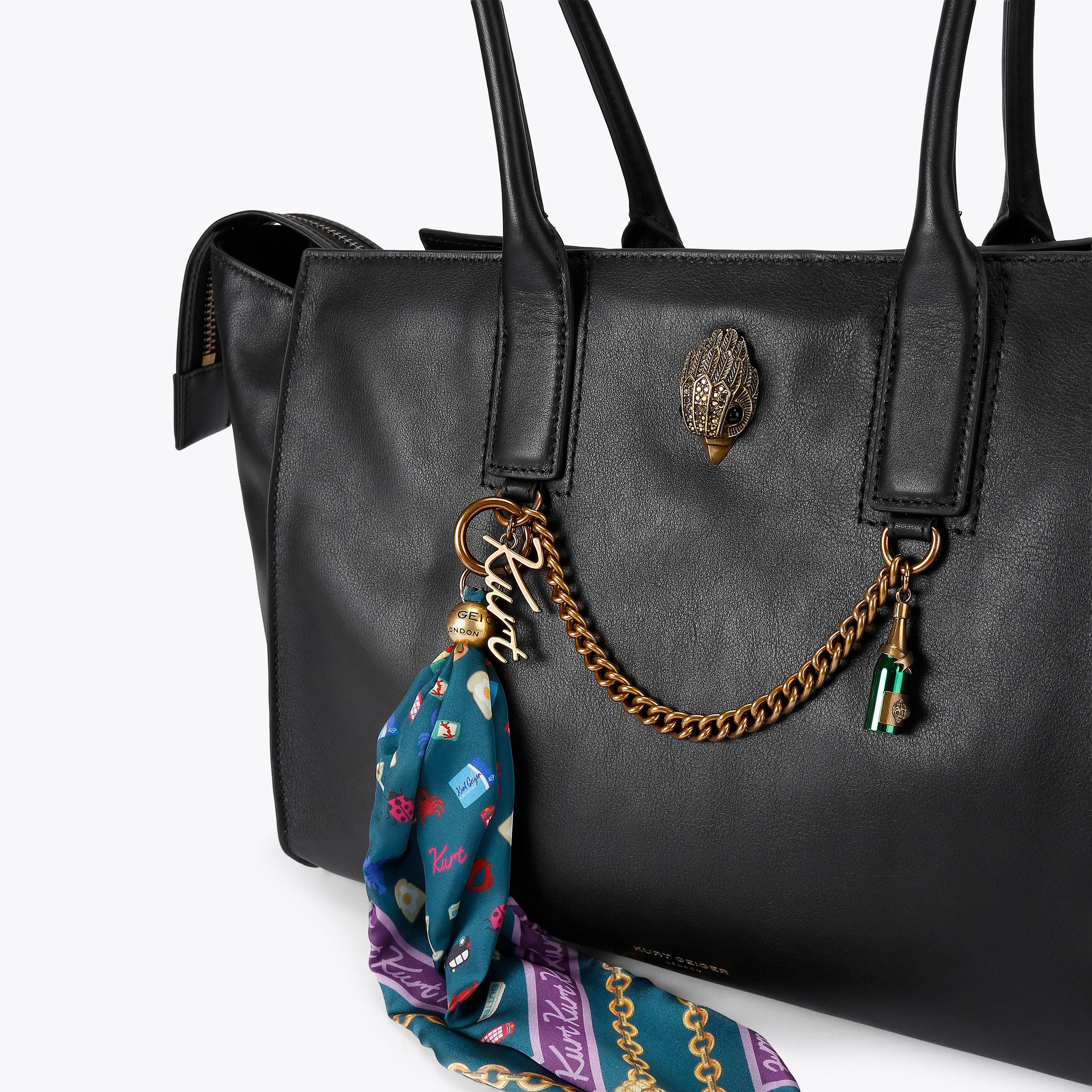 Kurt Geiger London Sloane Shopper Bag - Black - view 6