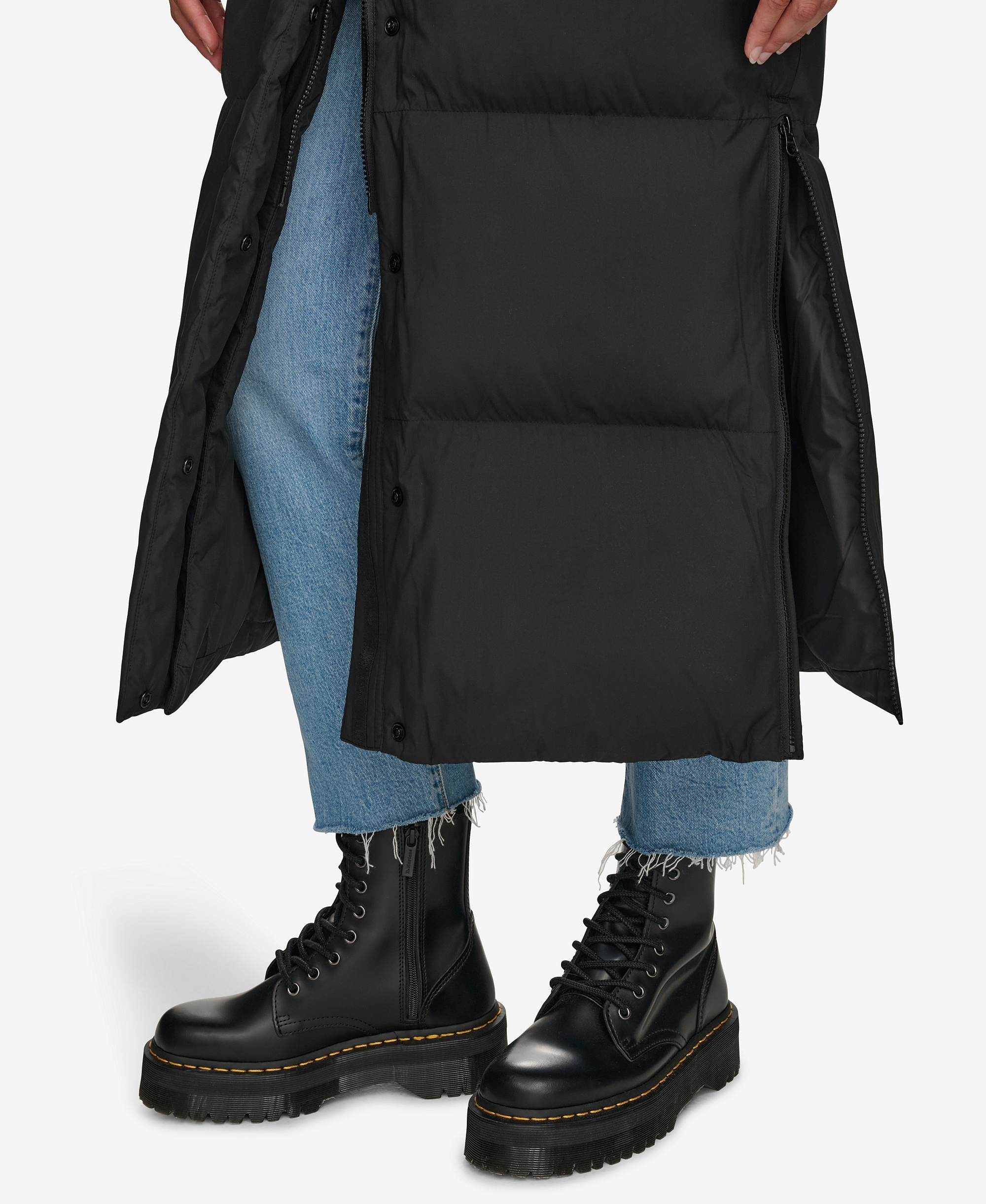 Levi's Women's Extra Long Quilted Parka - Black