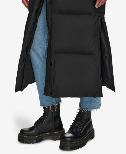 Levi's Women's Extra Long Quilted Parka - Black