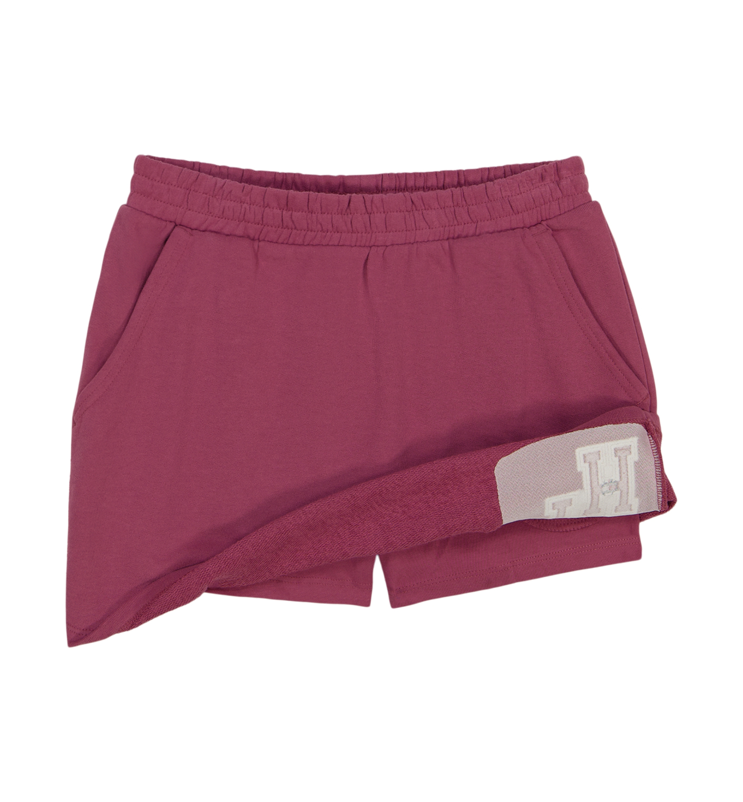 Tommy Hilfiger Girls' 7-16 Elastic Waistband Skirt - Berry Blast