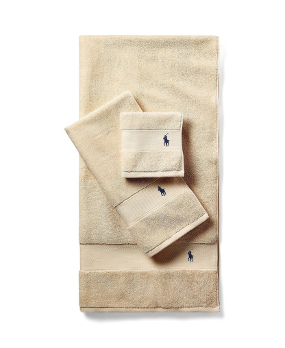 Polo Ralph Lauren Polo Player Cotton Bath Towel, 58" x 30" - Pale Oak