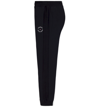 Tommy Hilfiger Boys' 8-20 Logo Knit Jogger Pants - Black