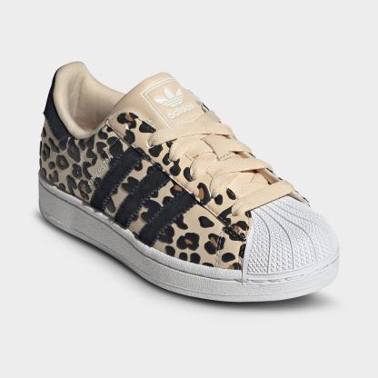 Big Kids' adidas Originals Superstar II Casual Shoes - Sand Strata/Black/White - Both shoes facing left