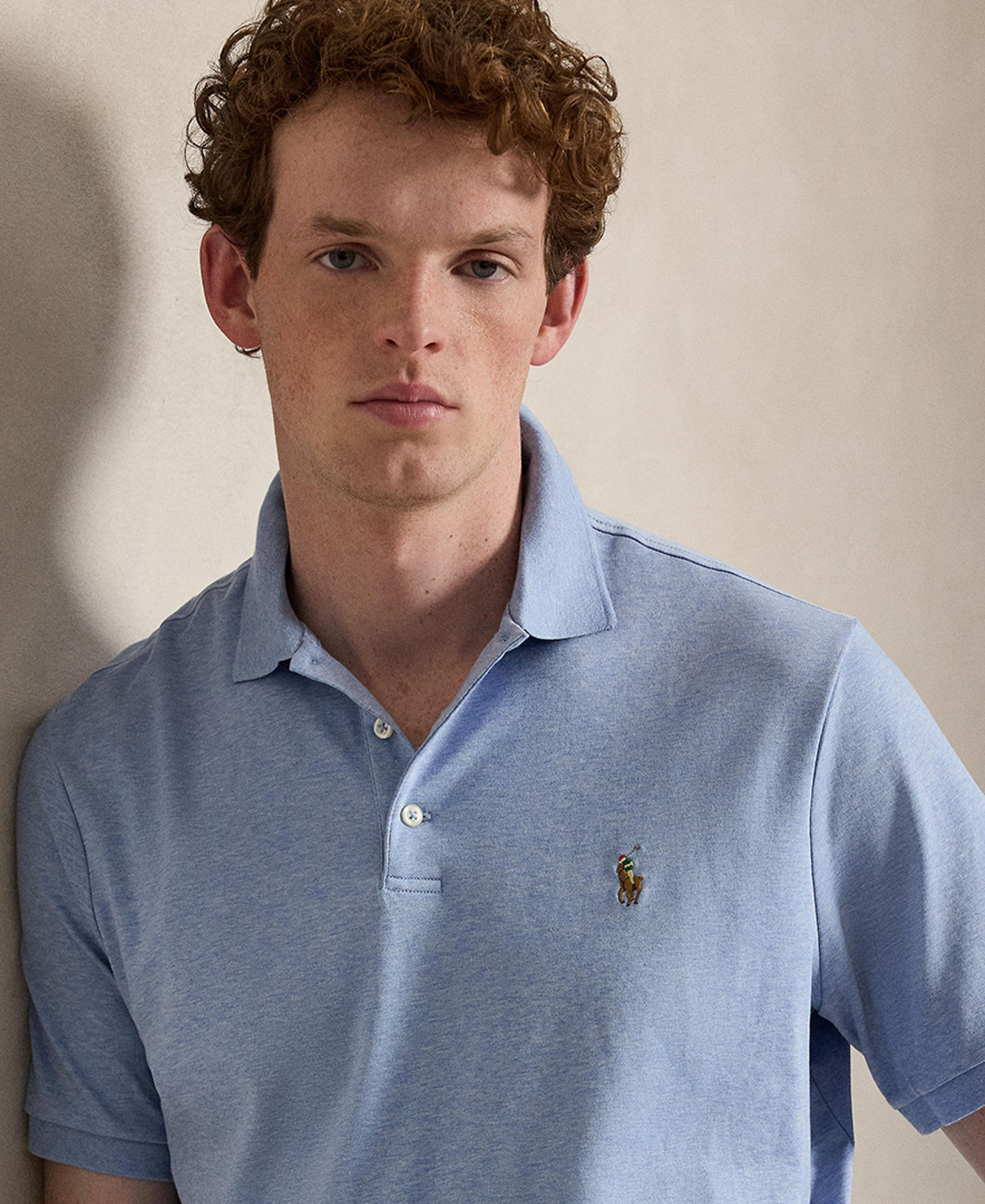 Polo Ralph Lauren Men's Classic-Fit Soft Cotton Polo Shirt - Isle Heather