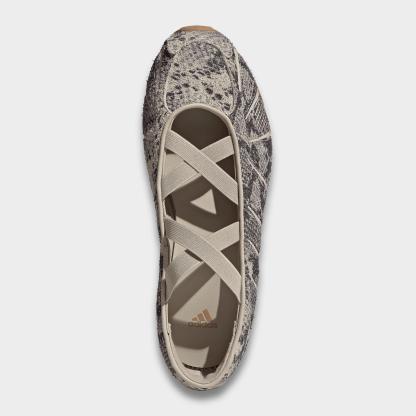 Women's adidas Originals Ghost Sprint Casual Shoes - Part 2 - Wonder Beige/Wonder Beige/Core Black - Top view