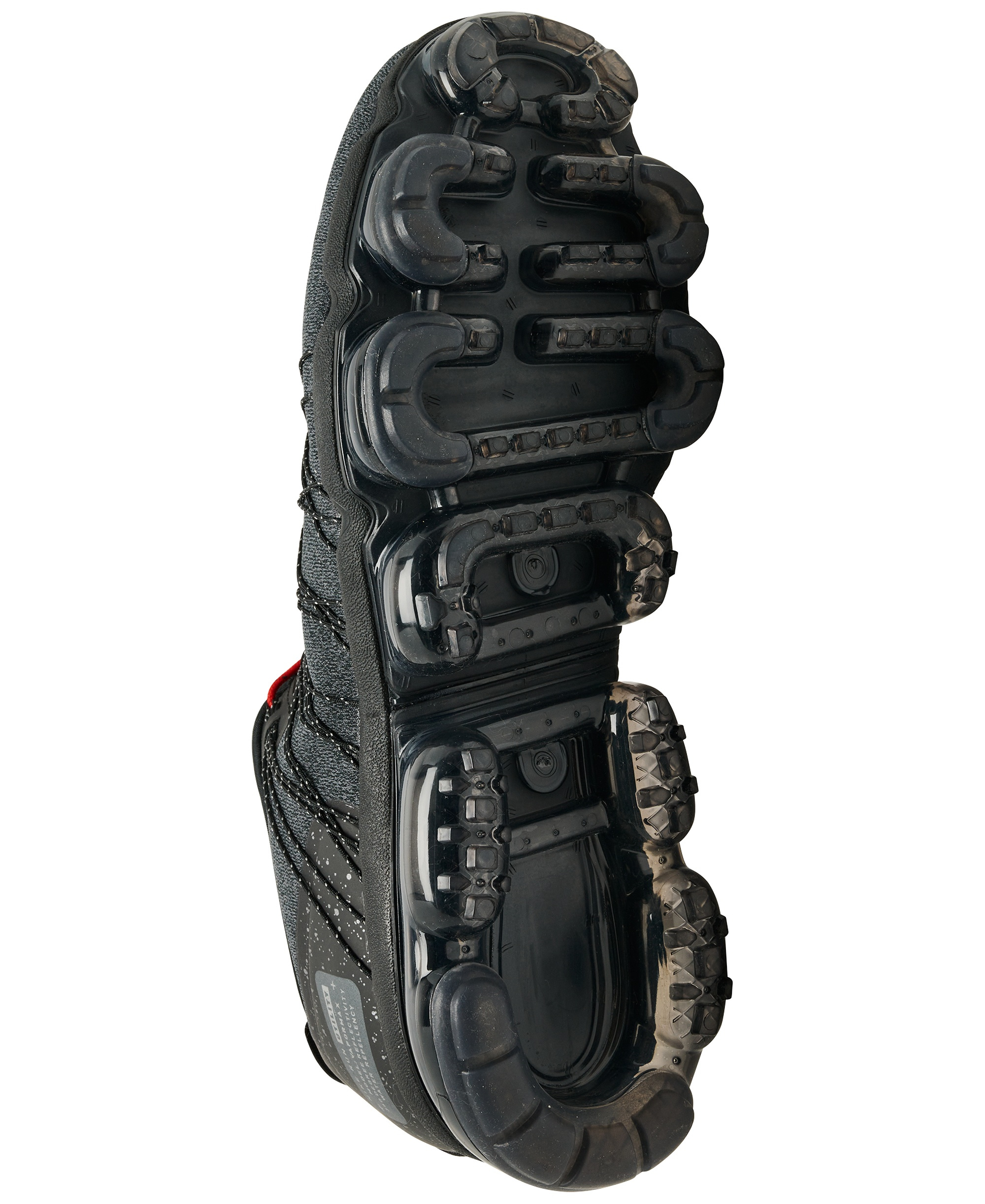 Nike Men's Air VaporMax Run Utility Running Sneakers from Finish Line - Black, Reflective sliver