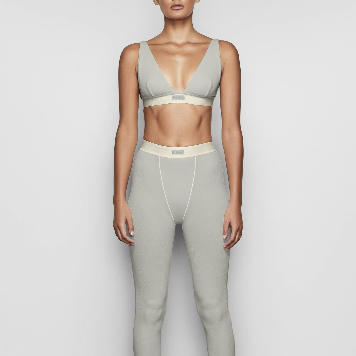 COTTON RIB LEGGING - MINERAL - image 13