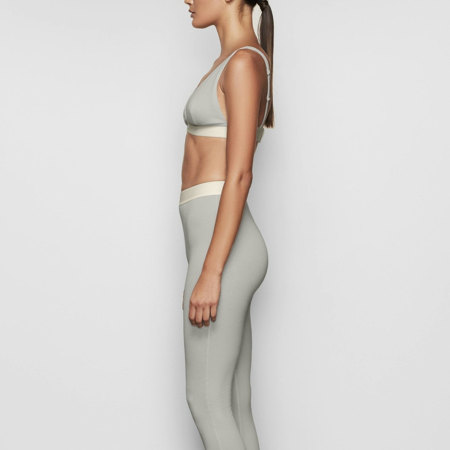 COTTON RIB LEGGING - MINERAL - image 14