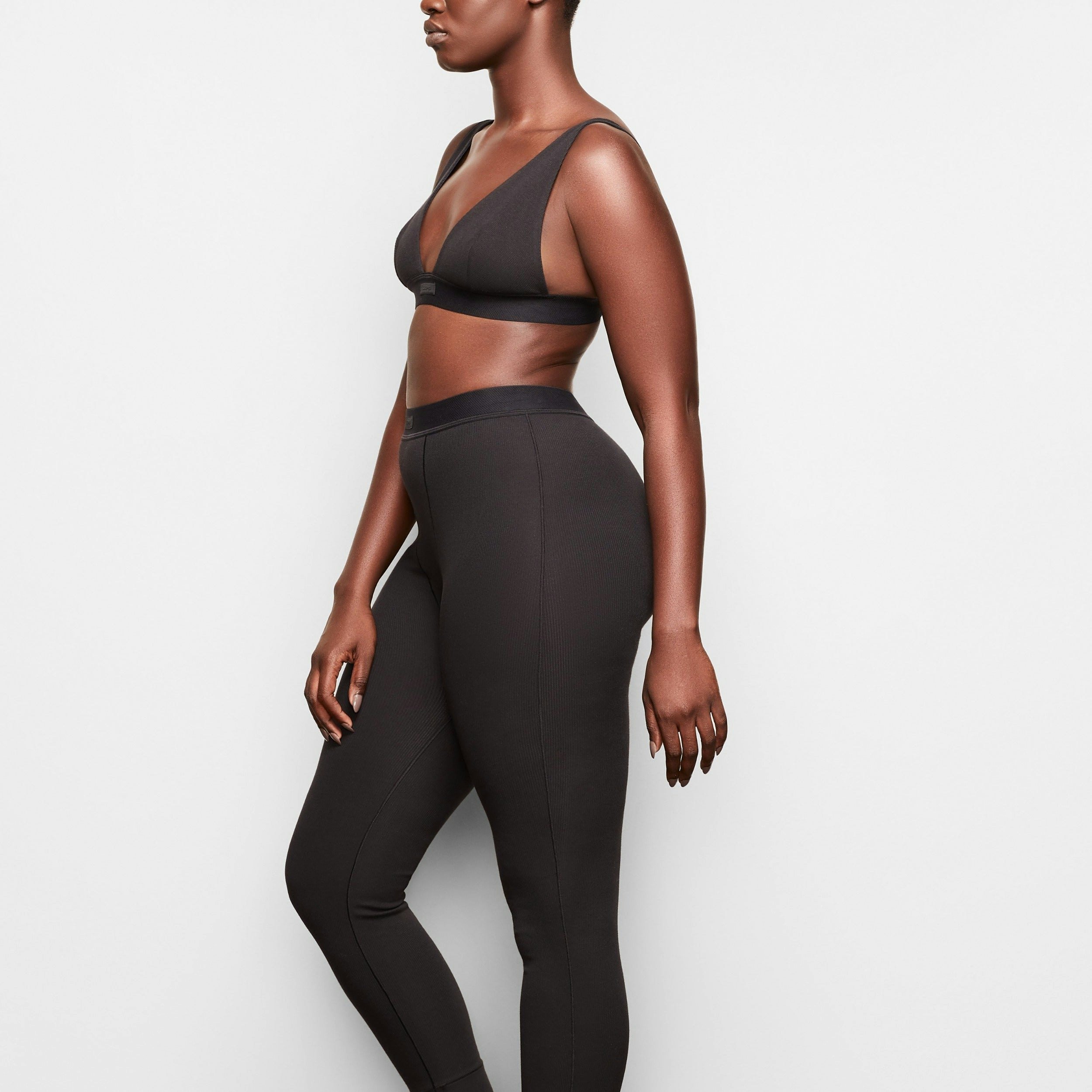 COTTON RIB LEGGING - SOOT - image 31