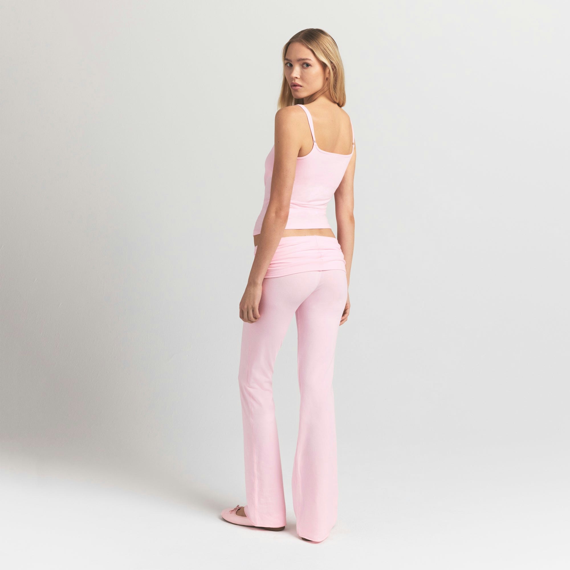 COTTON JERSEY FOLDOVER PANT - CHERRY BLOSSOM - image 21