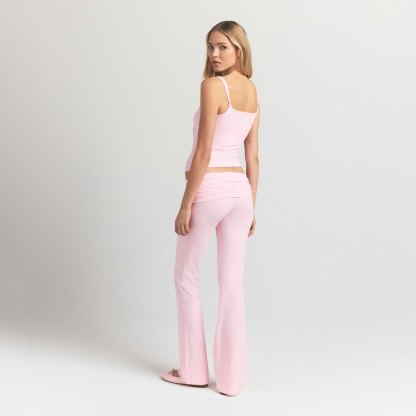COTTON JERSEY FOLDOVER PANT - CHERRY BLOSSOM - image 21
