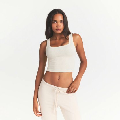 COTTON RIB TANK - BONE - image 15