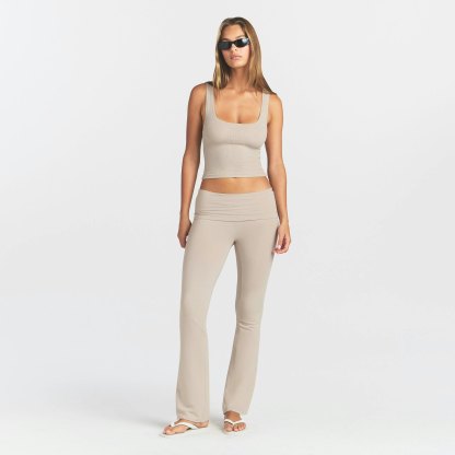 COTTON RIB TANK - STONE - image 23