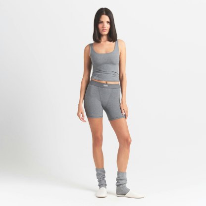 SOFT LOUNGE TANK - HEATHER GREY - image 11