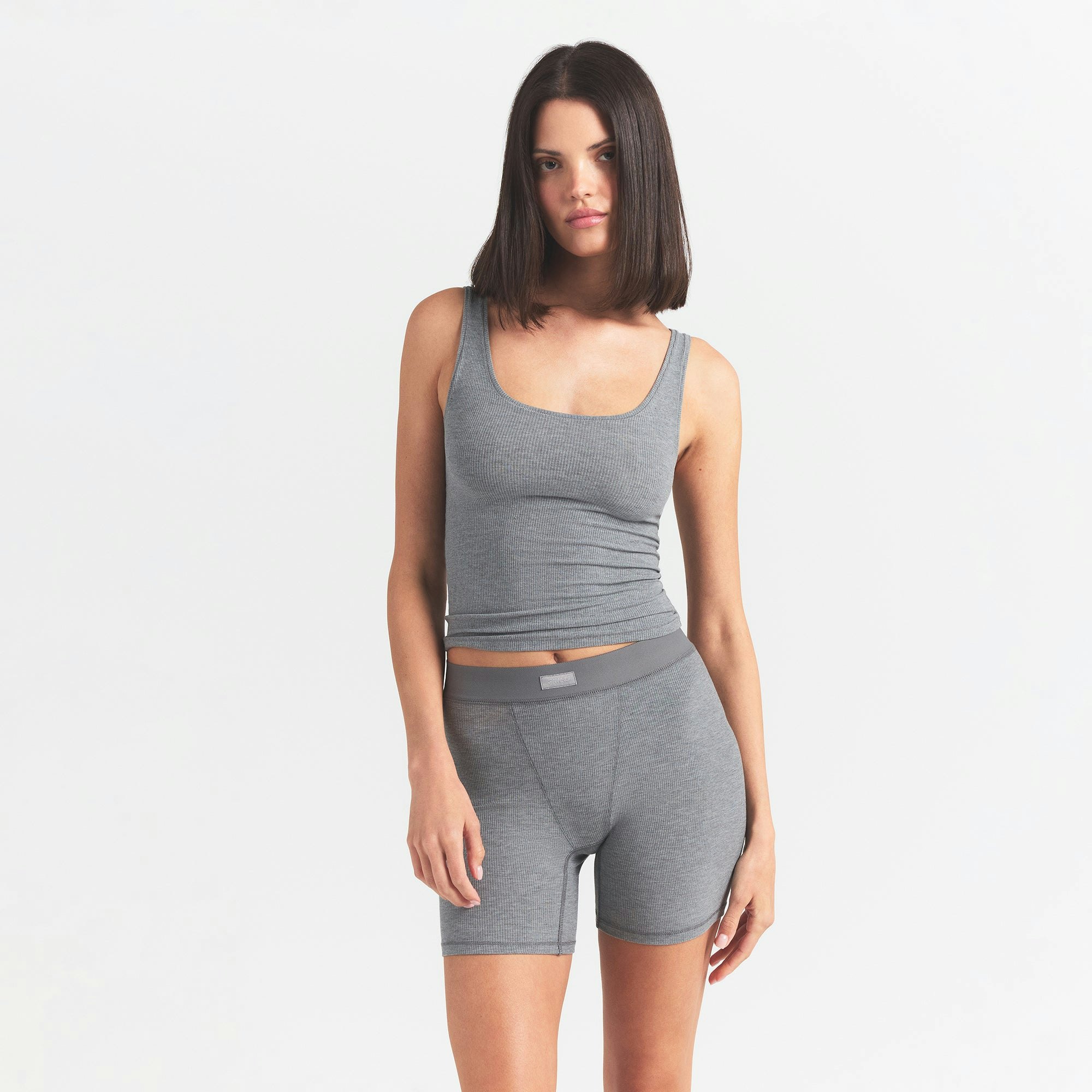 SOFT LOUNGE TANK - HEATHER GREY - image 12