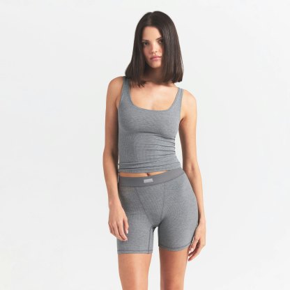 SOFT LOUNGE TANK - HEATHER GREY - image 12