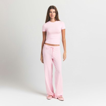 COTTON JERSEY T-SHIRT - CHERRY BLOSSOM - image 13