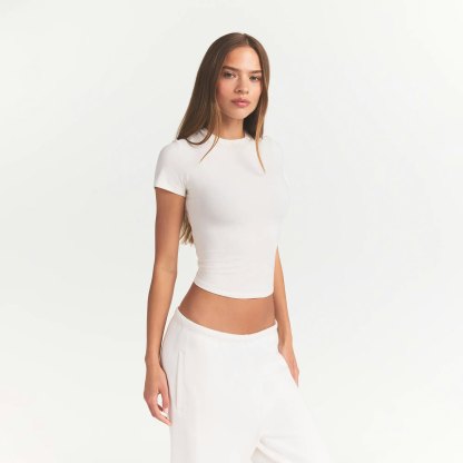 COTTON JERSEY T-SHIRT - MARBLE - image 33
