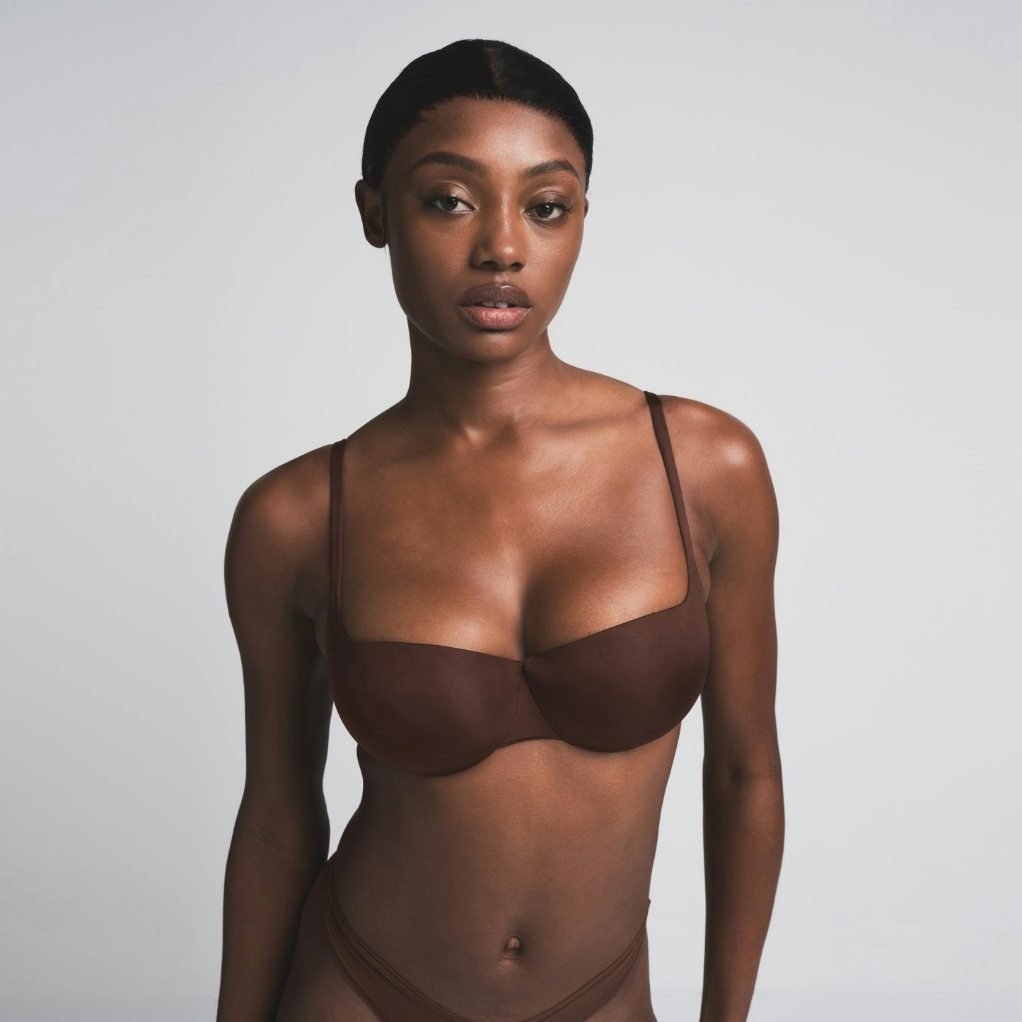 SKIMS ULTIMATE BALCONETTE PUSH-UP BRA - COCOA - image 30