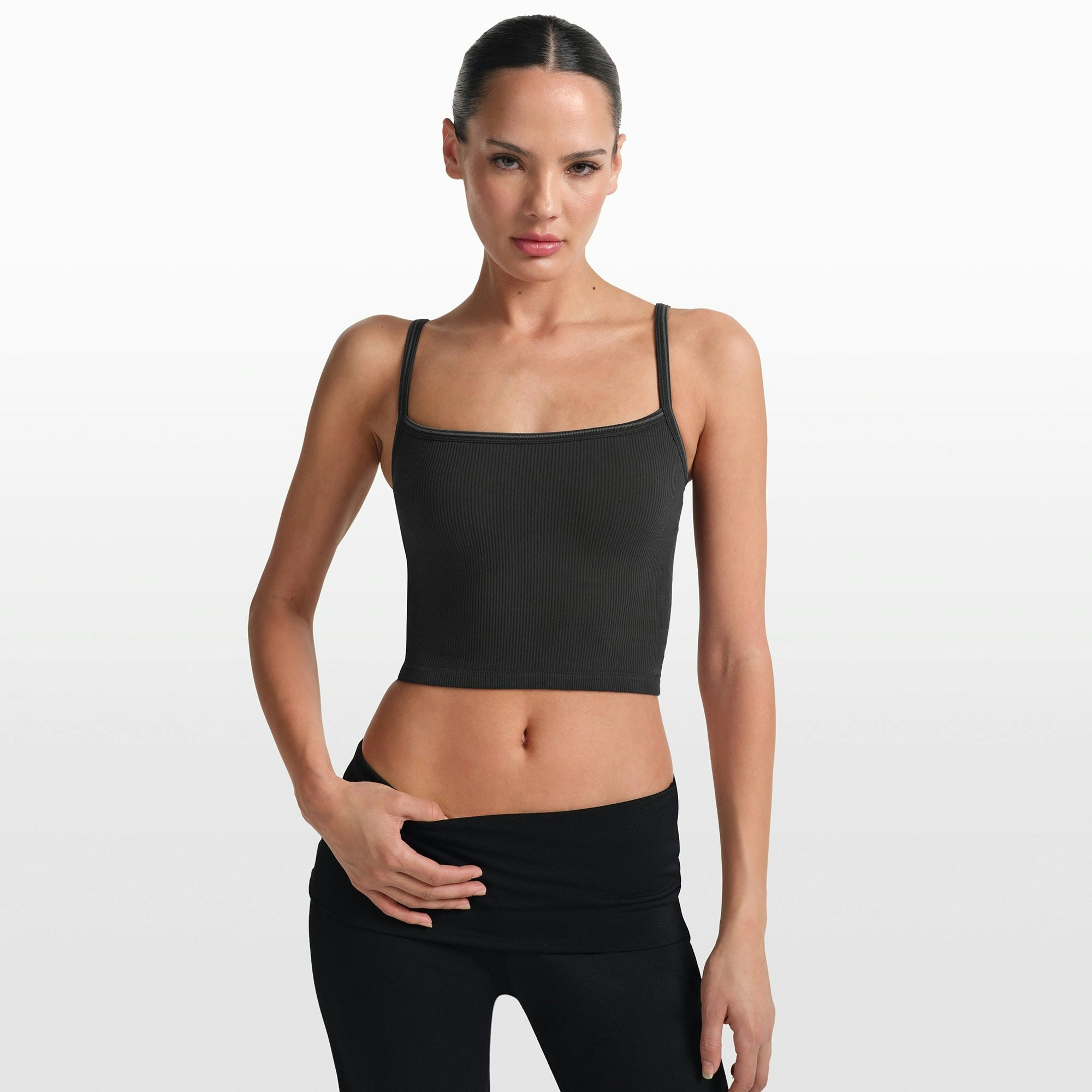 NikeSKIMS RIBBED SEAMLESS CAMI - OBSIDIAN - image 2