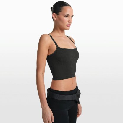 NikeSKIMS RIBBED SEAMLESS CAMI - OBSIDIAN - image 3
