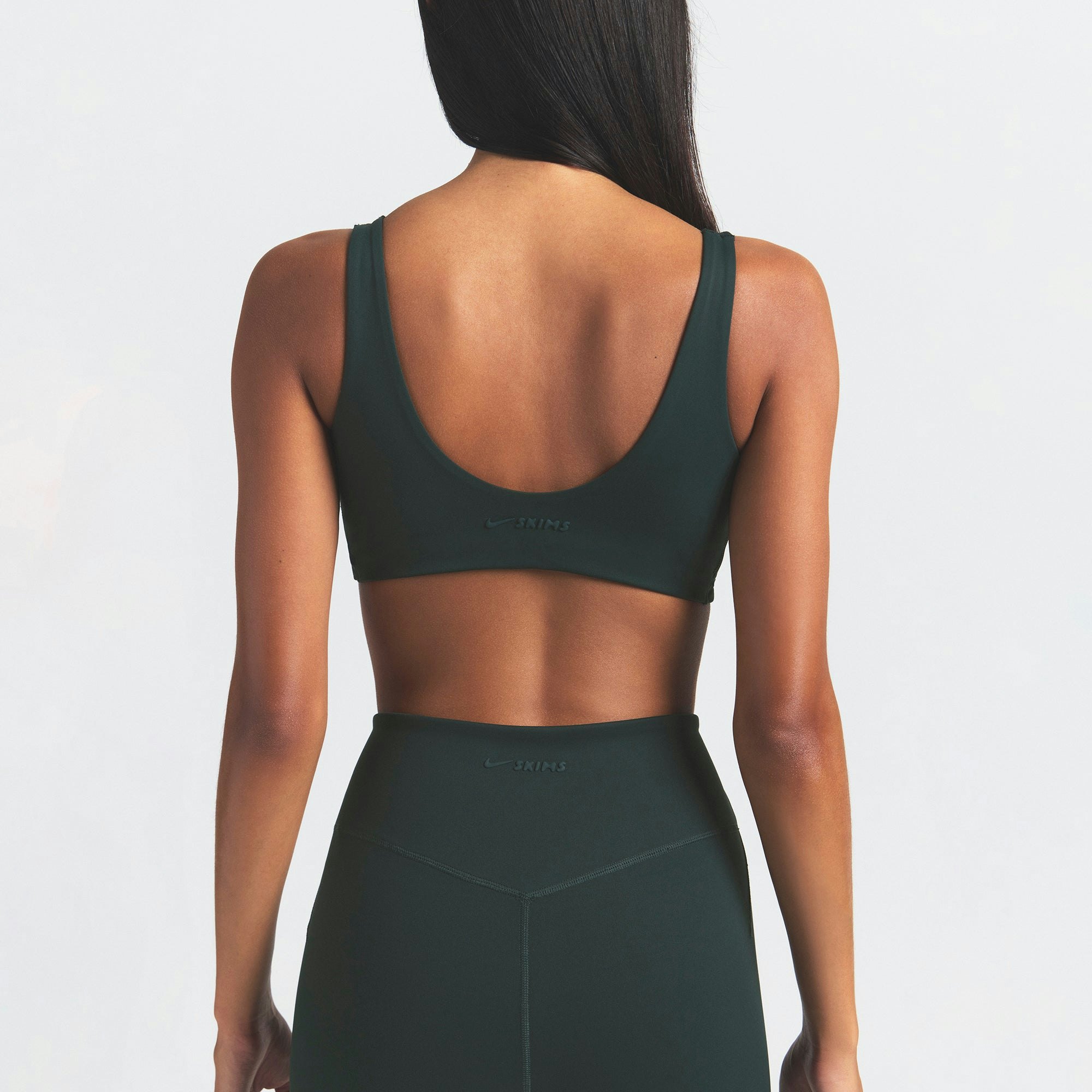 NikeSKIMS MATTE TWIST-FRONT BRA - DARK TEAL - image 2