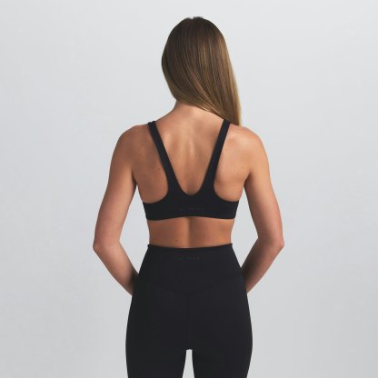 NikeSKIMS MATTE SHAPING SCOOP BRA - OBSIDIAN - image 11