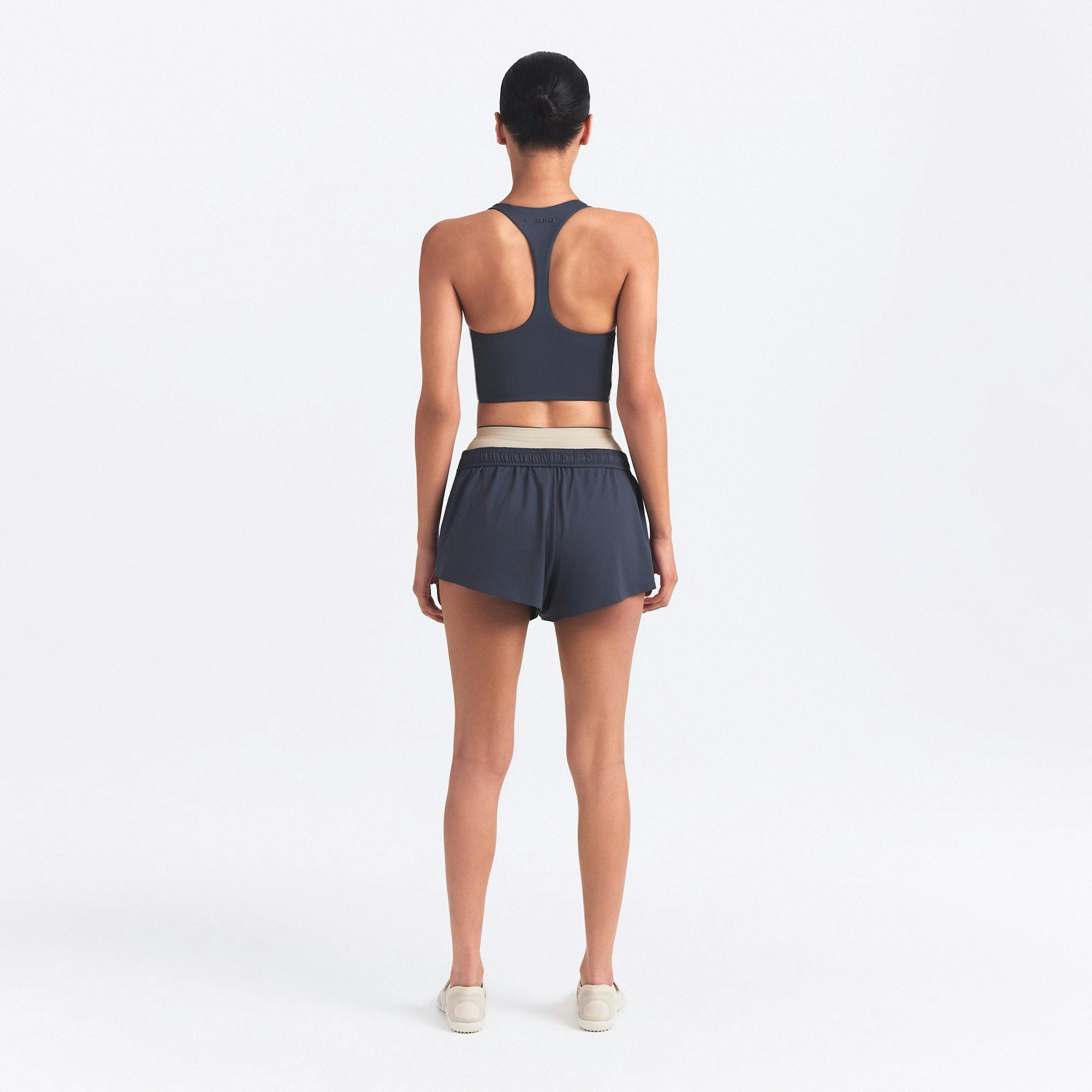 NikeSKIMS MATTE SHINE MIX RACERBACK BRA TOP - DEEP ROYAL AND STONE - image 5