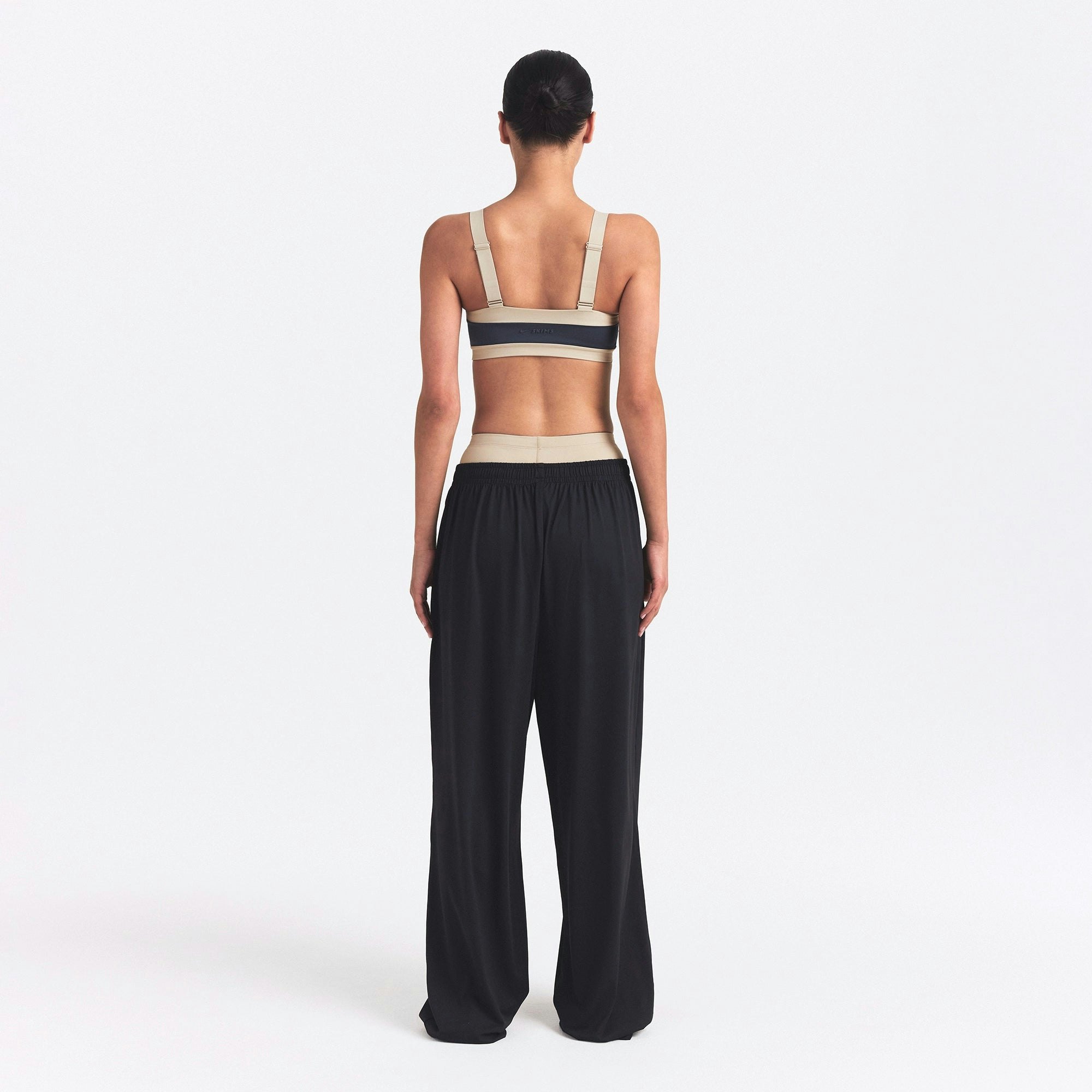NikeSKIMS MATTE SHINE MIX STRAIGHT NECK BRA - DEEP ROYAL AND STONE - image 3