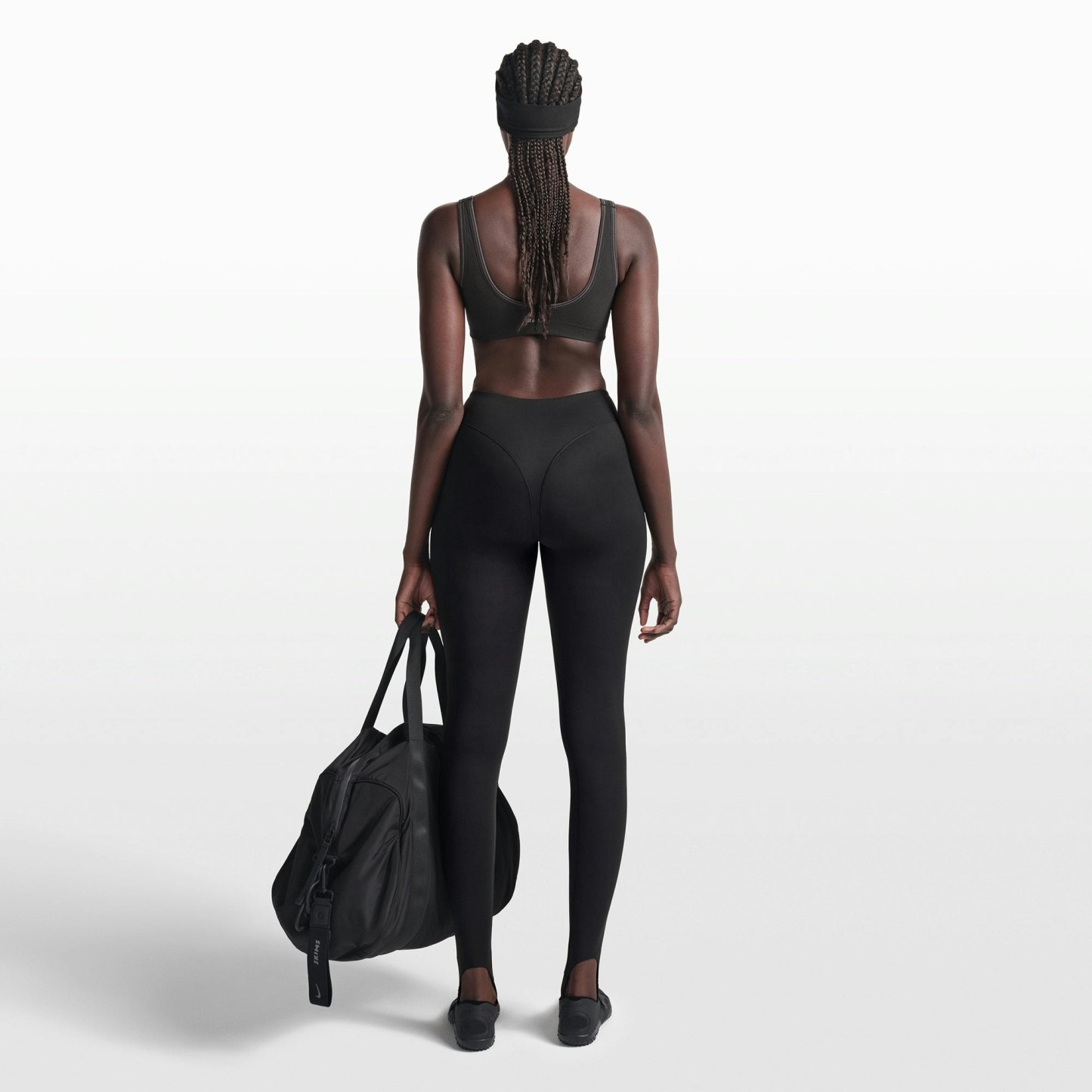 NikeSKIMS RIBBED SEAMLESS MICRO SCOOP BRA - OBSIDIAN - image 5