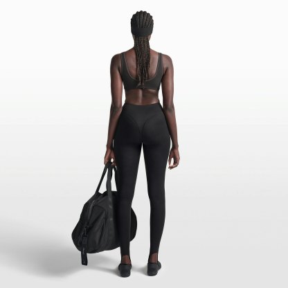 NikeSKIMS RIBBED SEAMLESS MICRO SCOOP BRA - OBSIDIAN - image 5