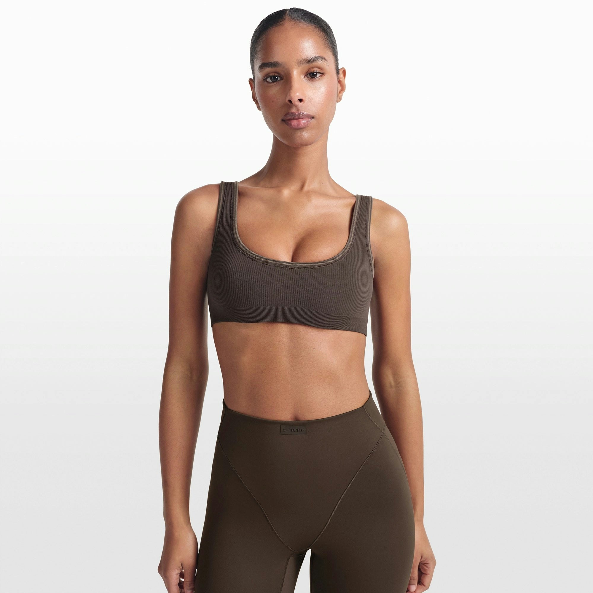 NikeSKIMS RIBBED SEAMLESS MICRO SCOOP BRA - PHOENIX - image 9