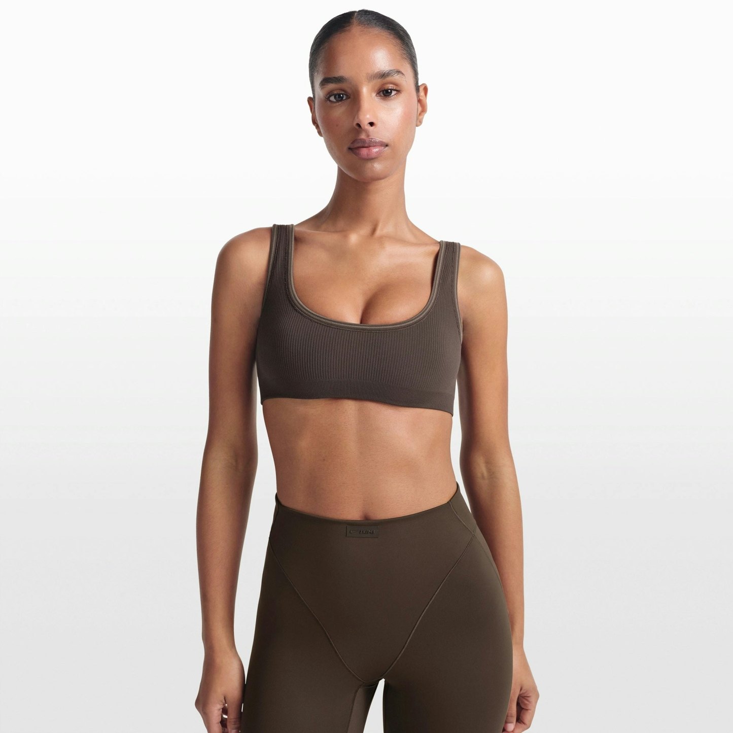 NikeSKIMS RIBBED SEAMLESS MICRO SCOOP BRA - PHOENIX - image 9